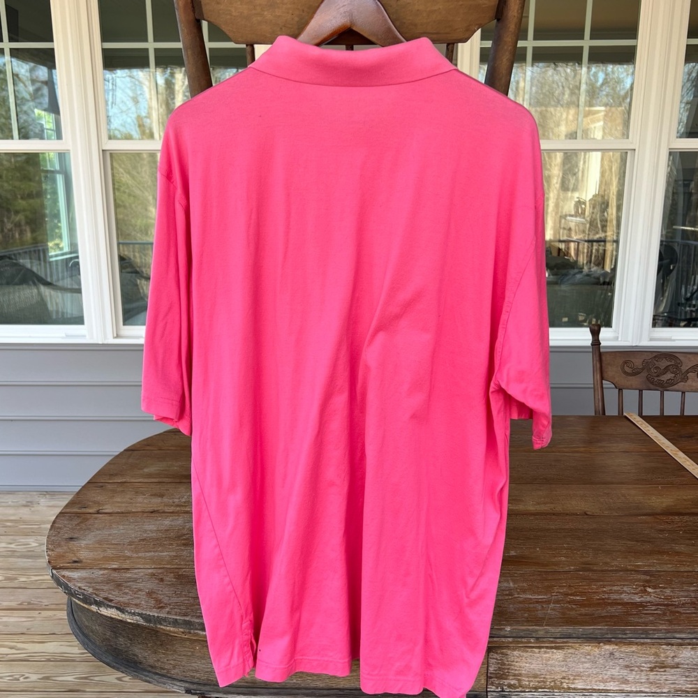Peter Millar Polo Shirt Pink Cotton XL - Picture 7 of 16